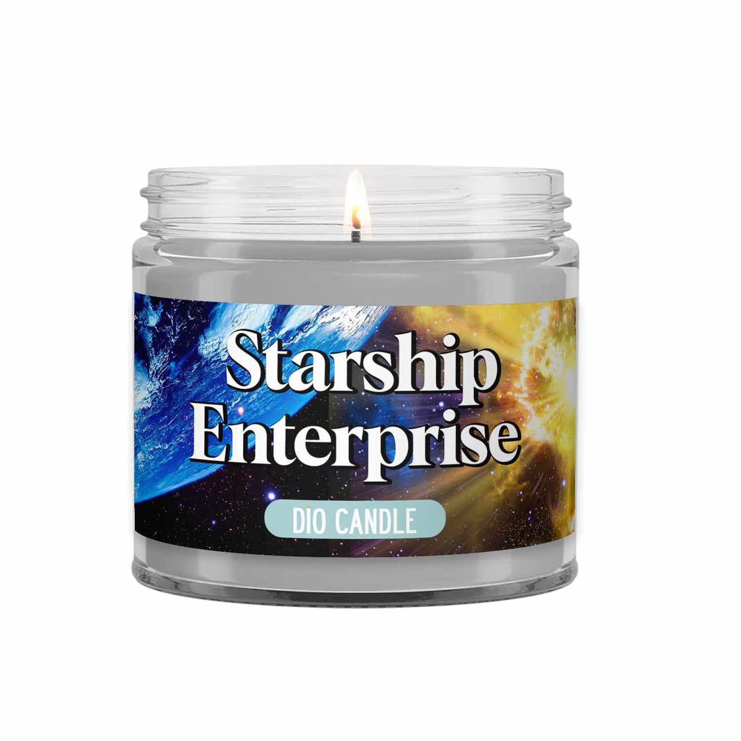 Starship Enterprise Candle