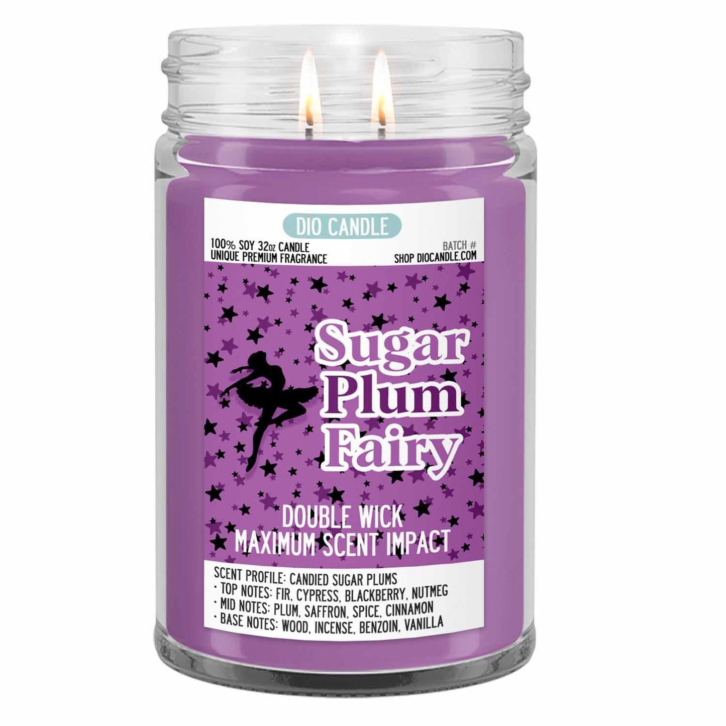 Sugar Plum Fairy Candle