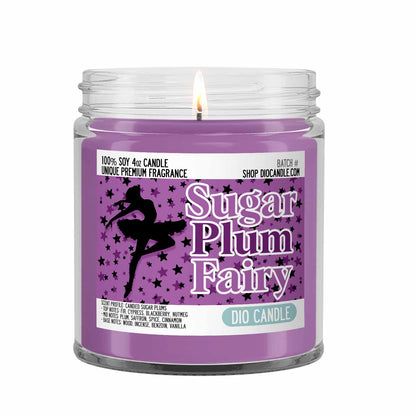 Sugar Plum Fairy Candle