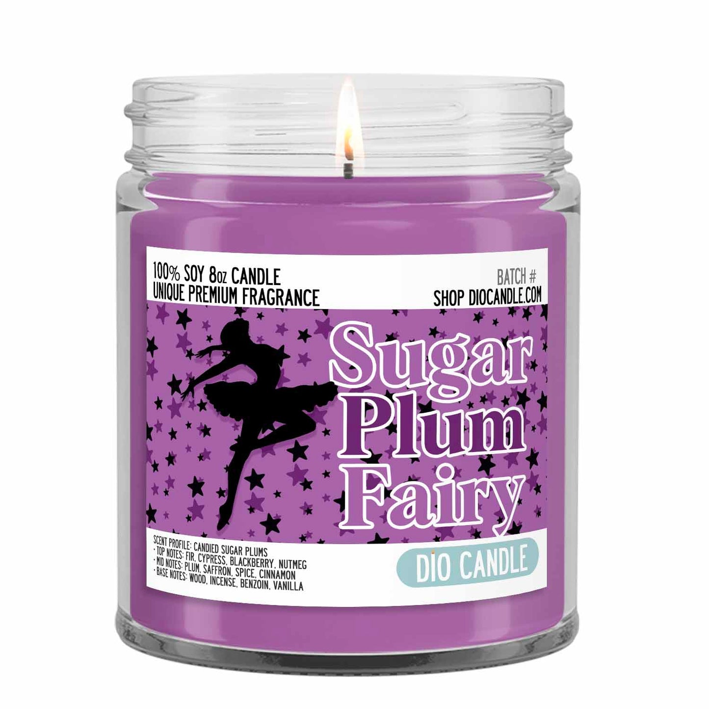 Sugar Plum Fairy Candle