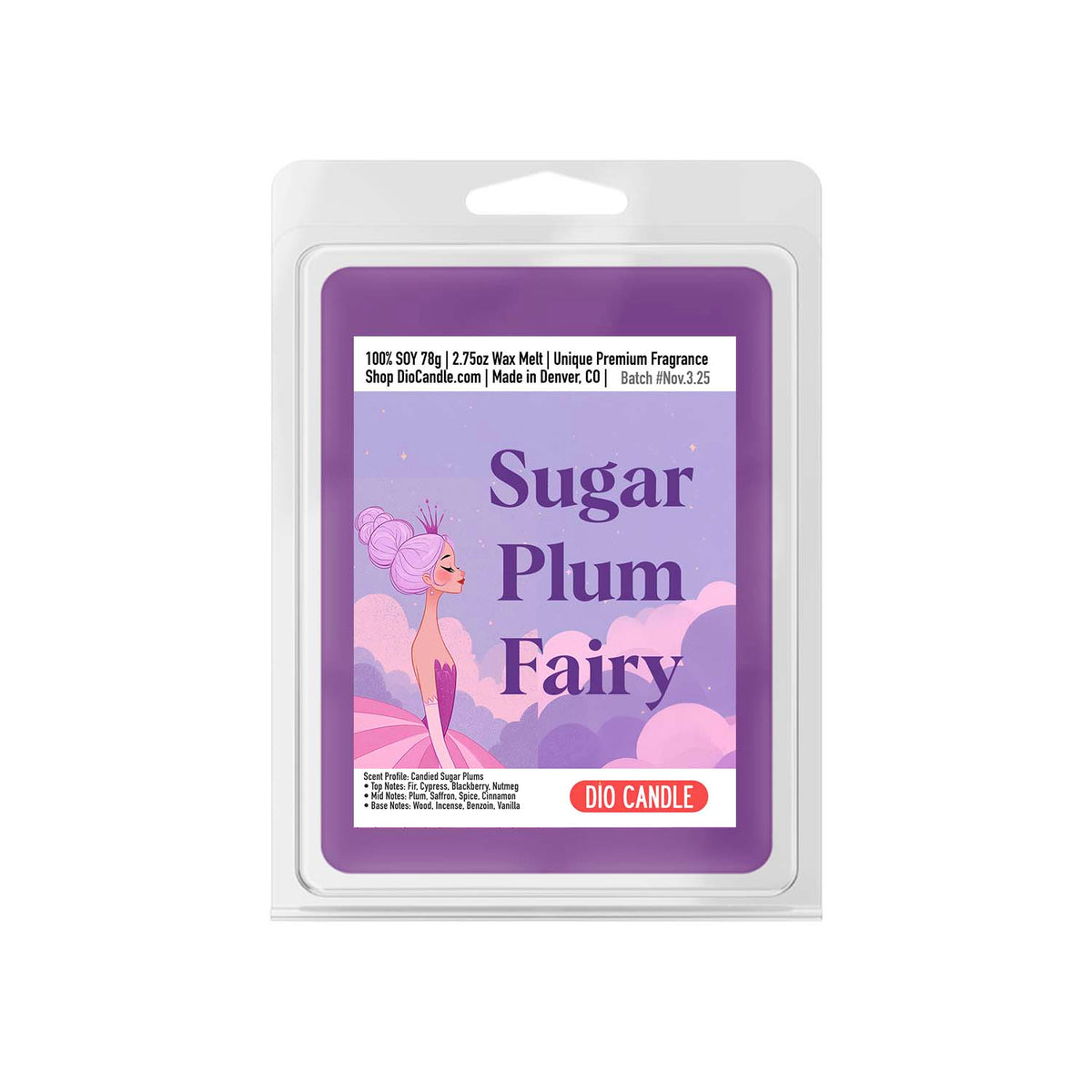 Sugar Plum Fairy Candle