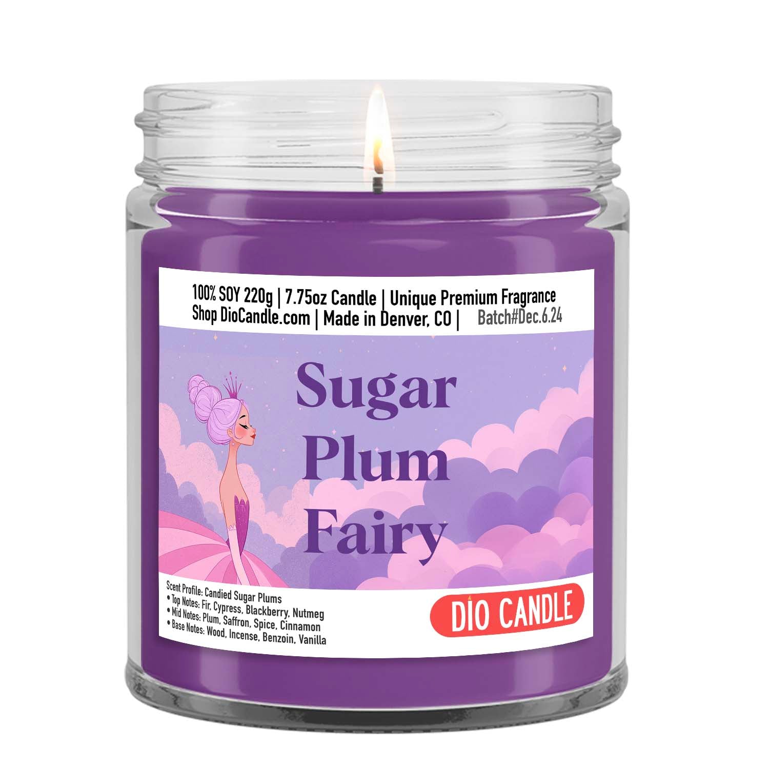 Sugar Plum Fairy Candle