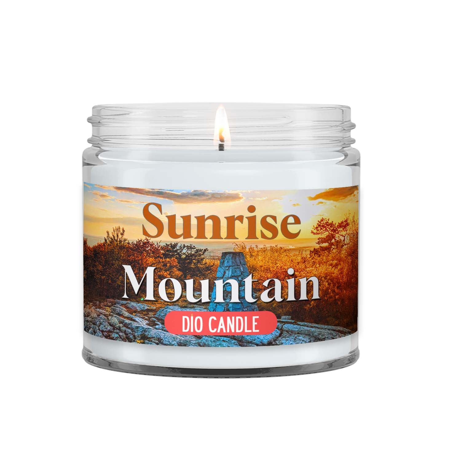 Sunrise Mountain Candle