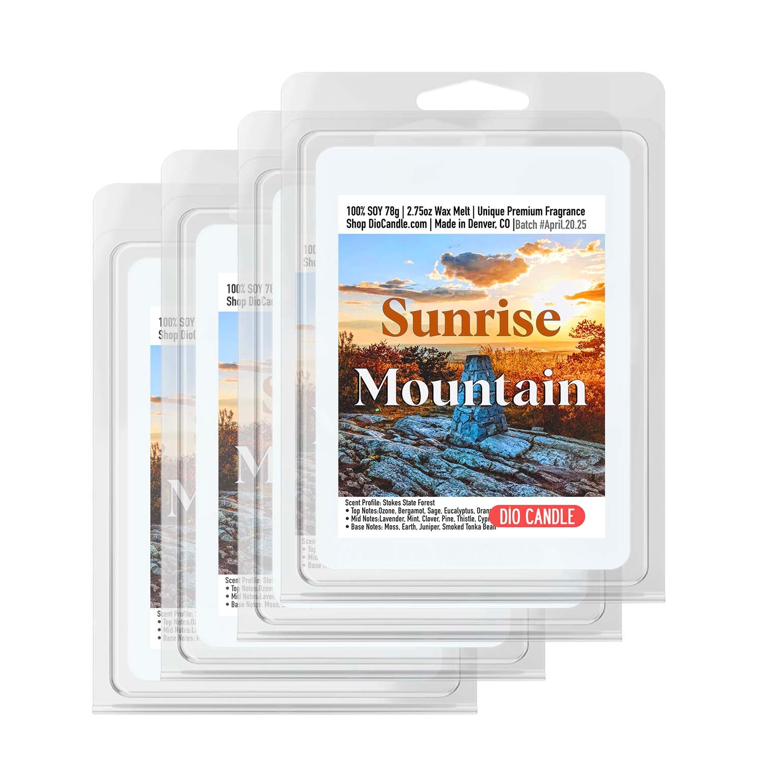Sunrise Mountain Candle
