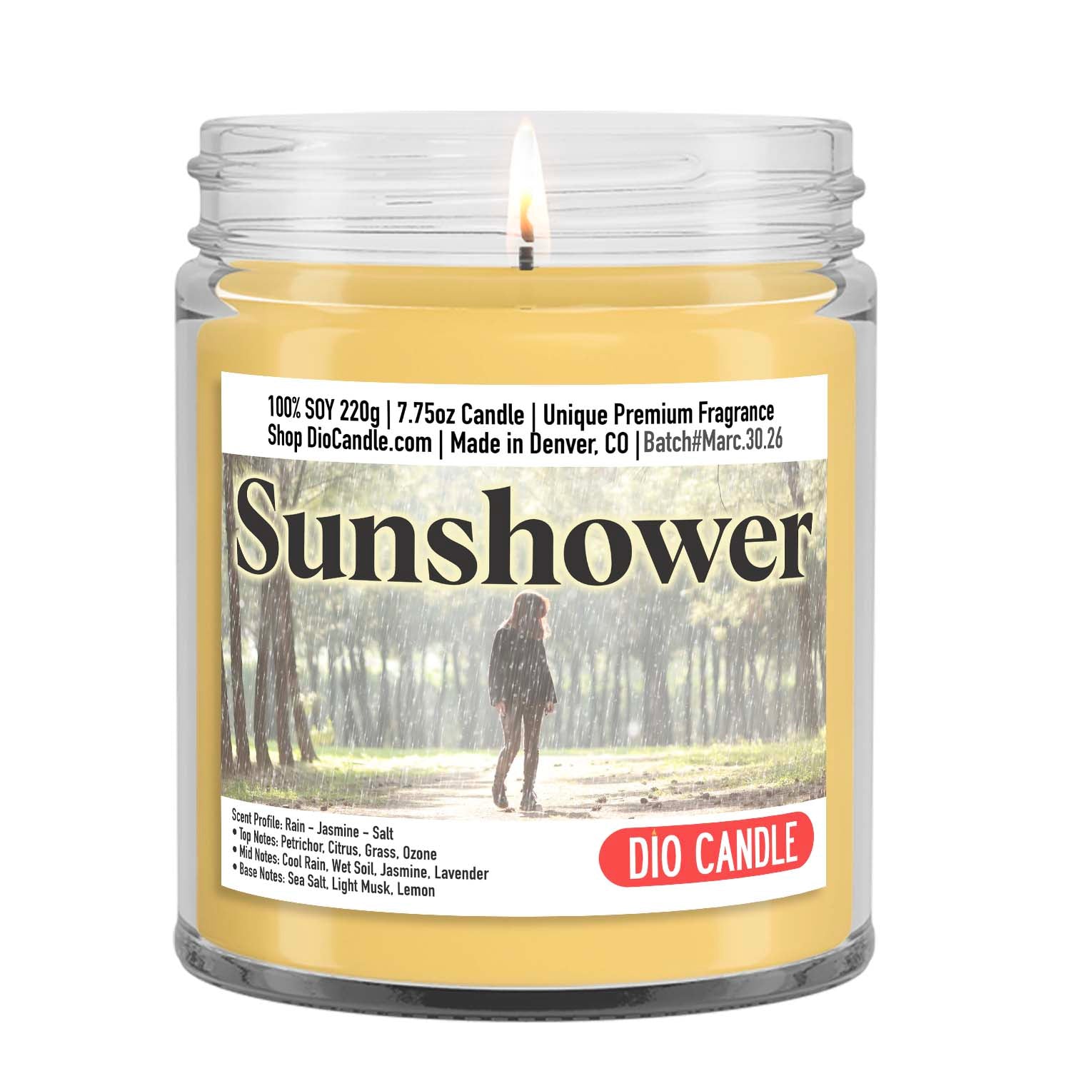 Sunshower Candle