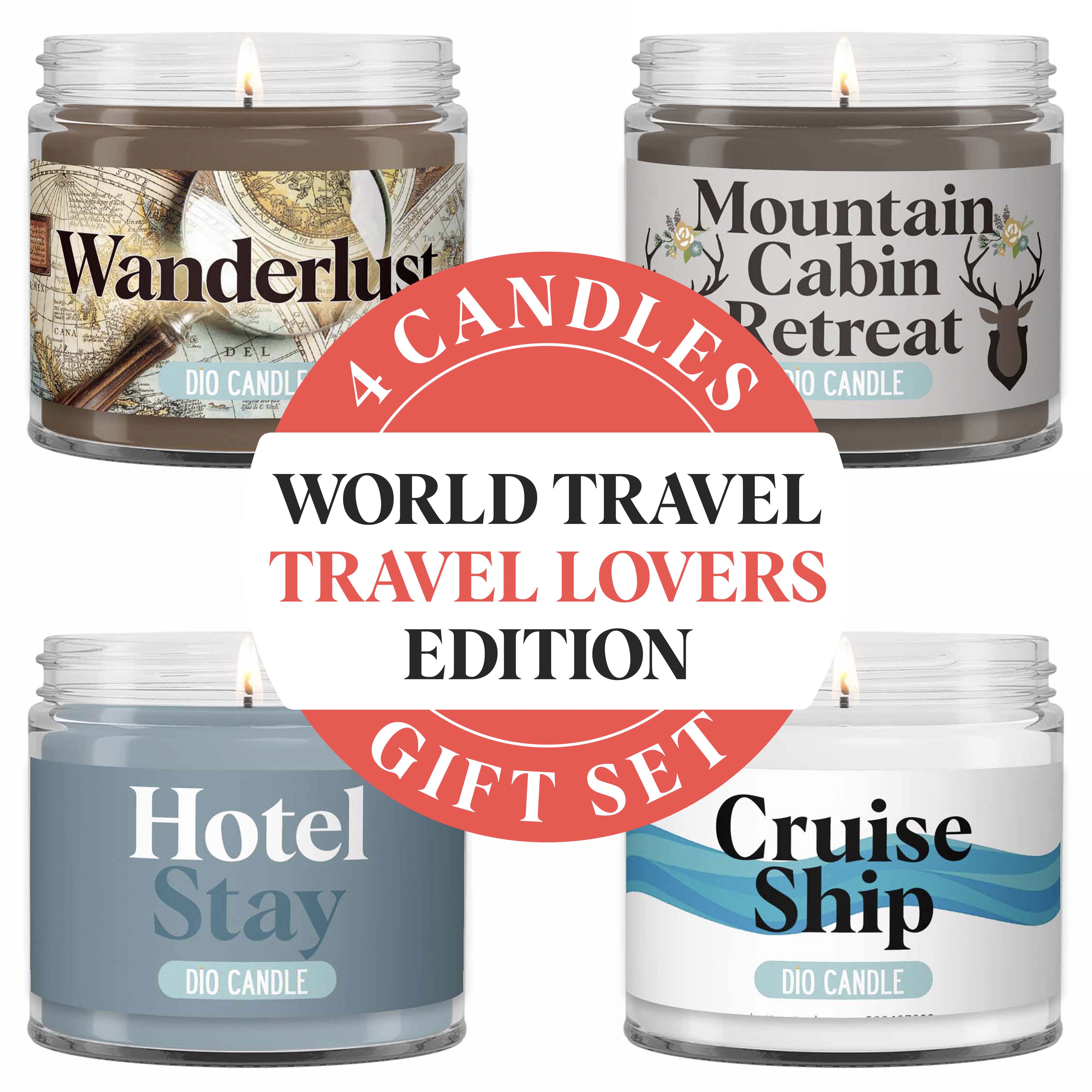 Travel Lovers Candle Gift Set