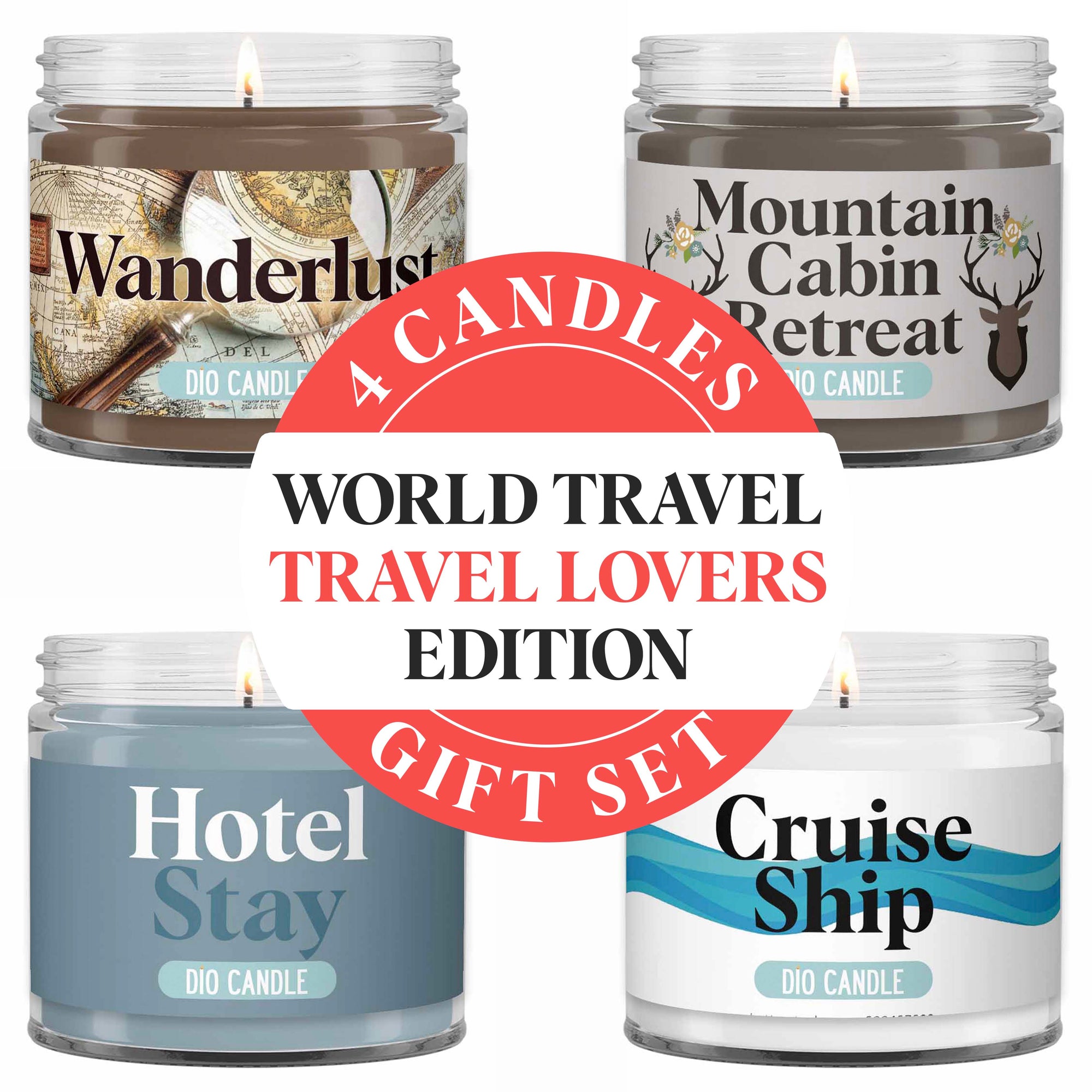 Build Your Own World Travel Candle Gift Set