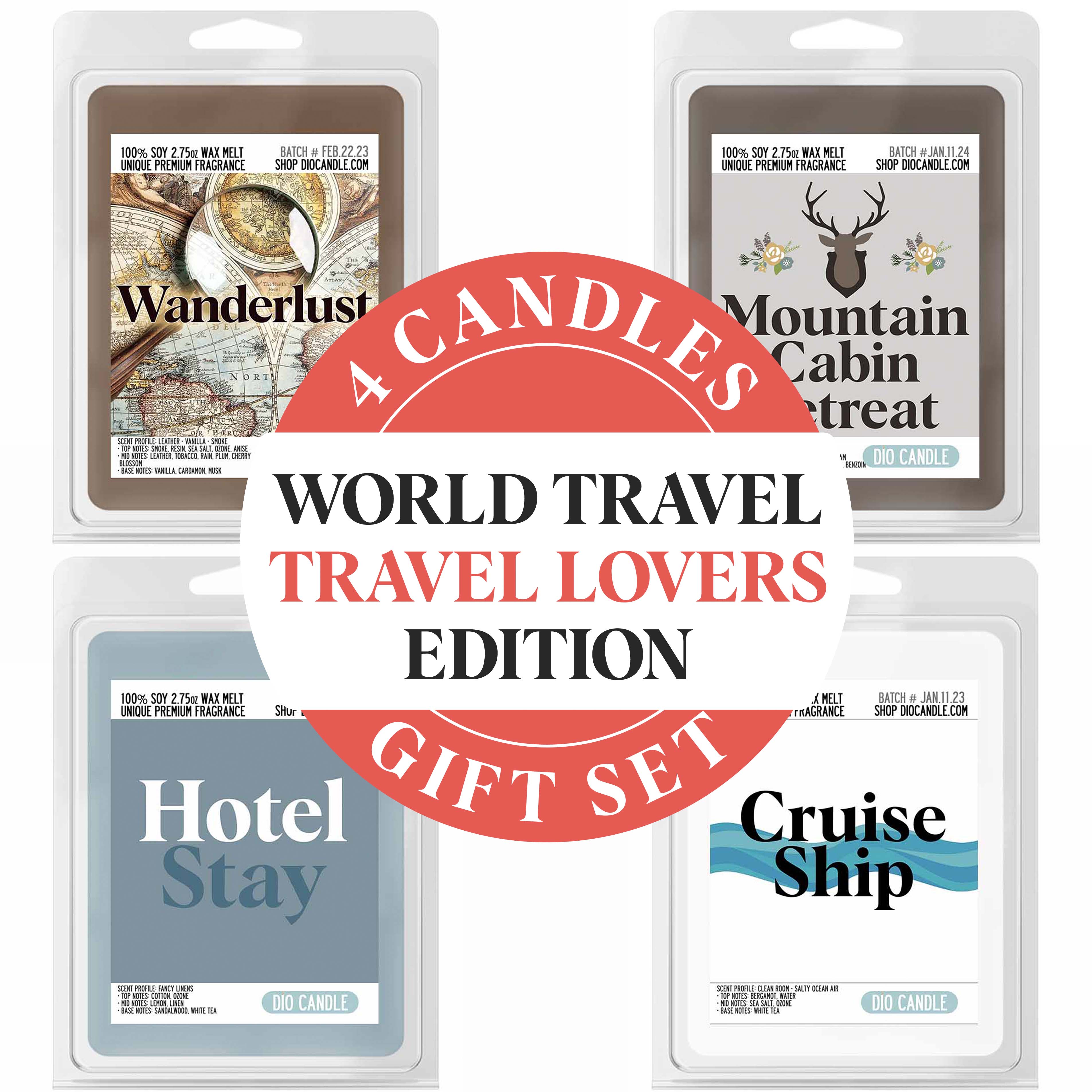 Travel Lovers Candle Gift Set