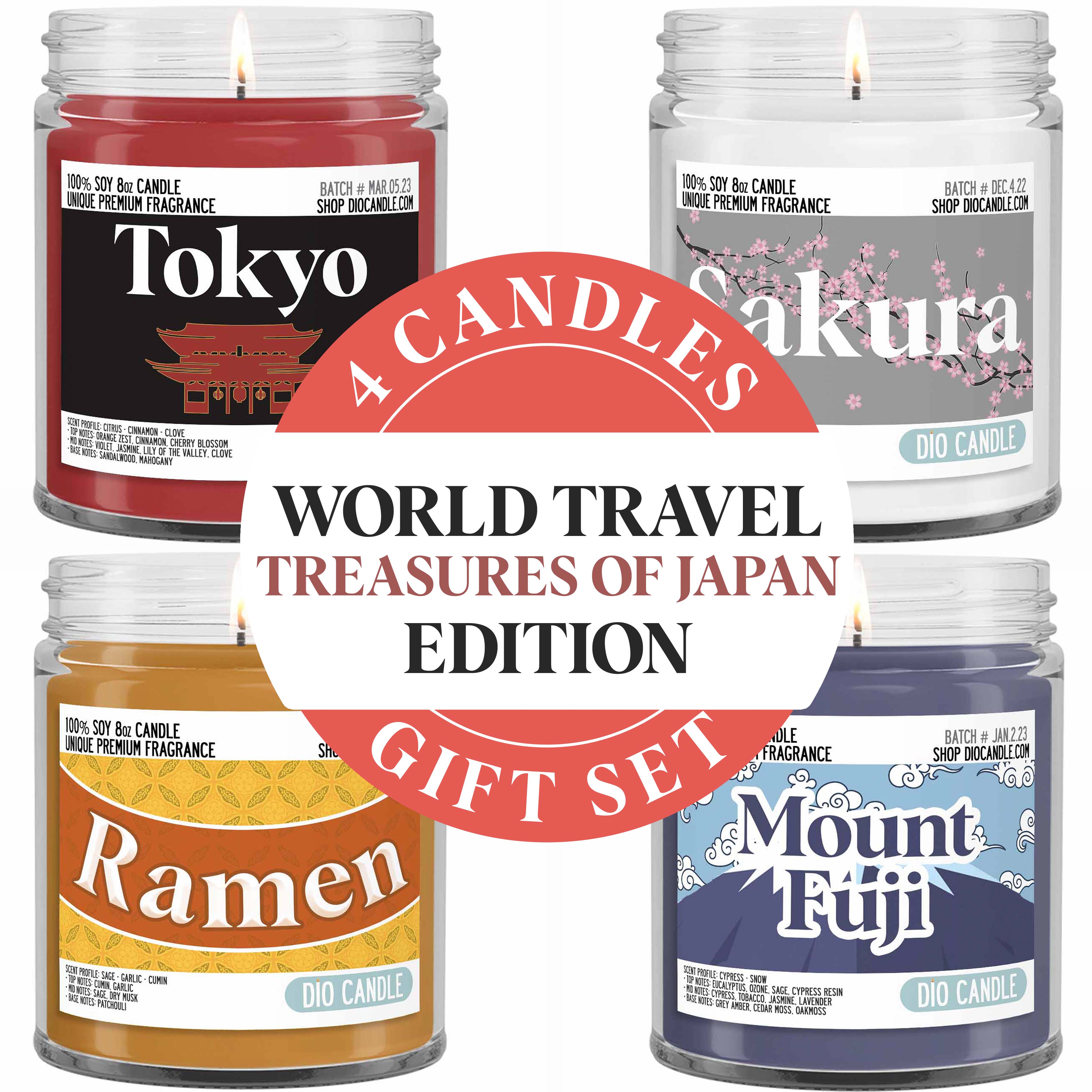 Treasures of Japan Candle Gift Set