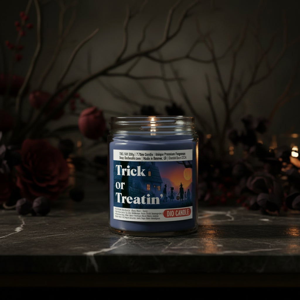 Trick or Treatin' Candle