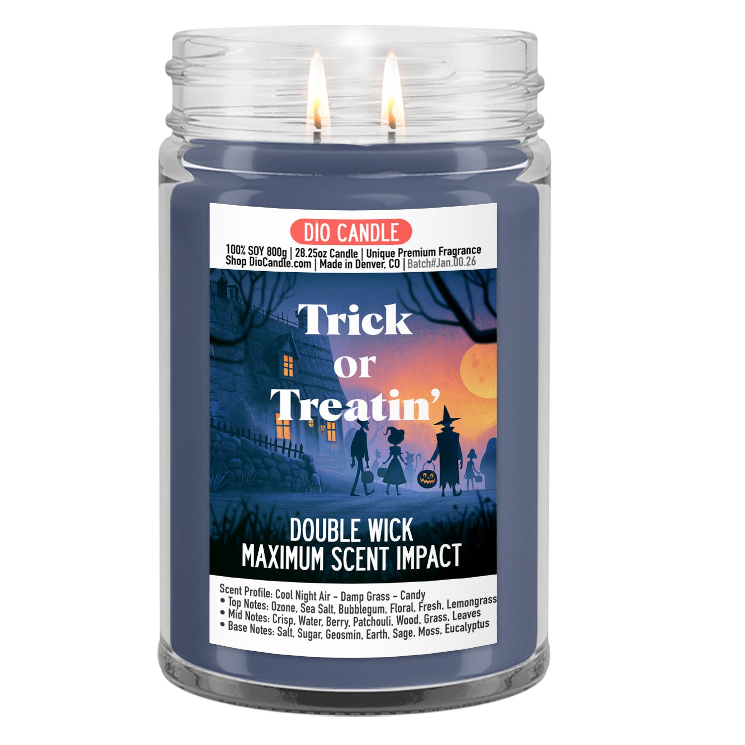 Trick or Treatin' Candle