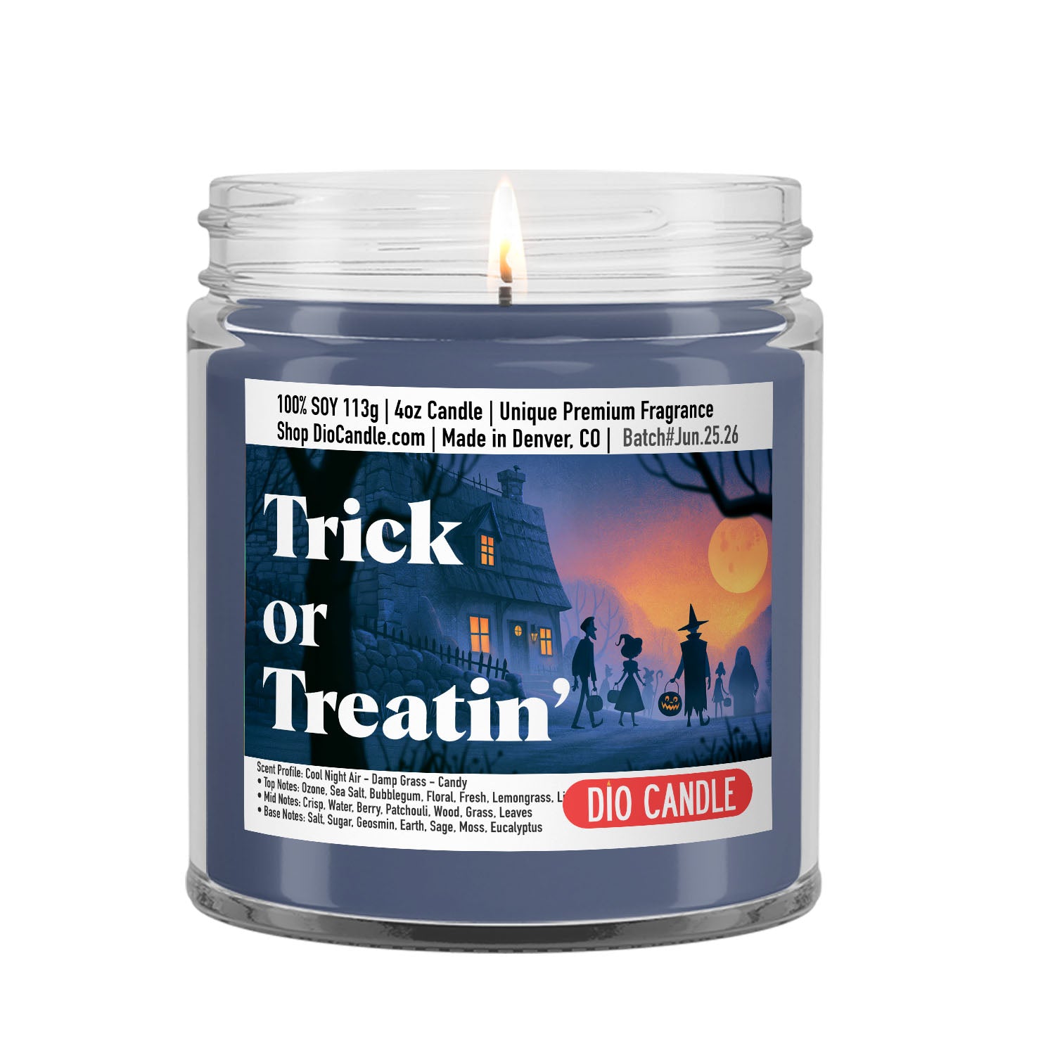 Trick or Treatin' Candle
