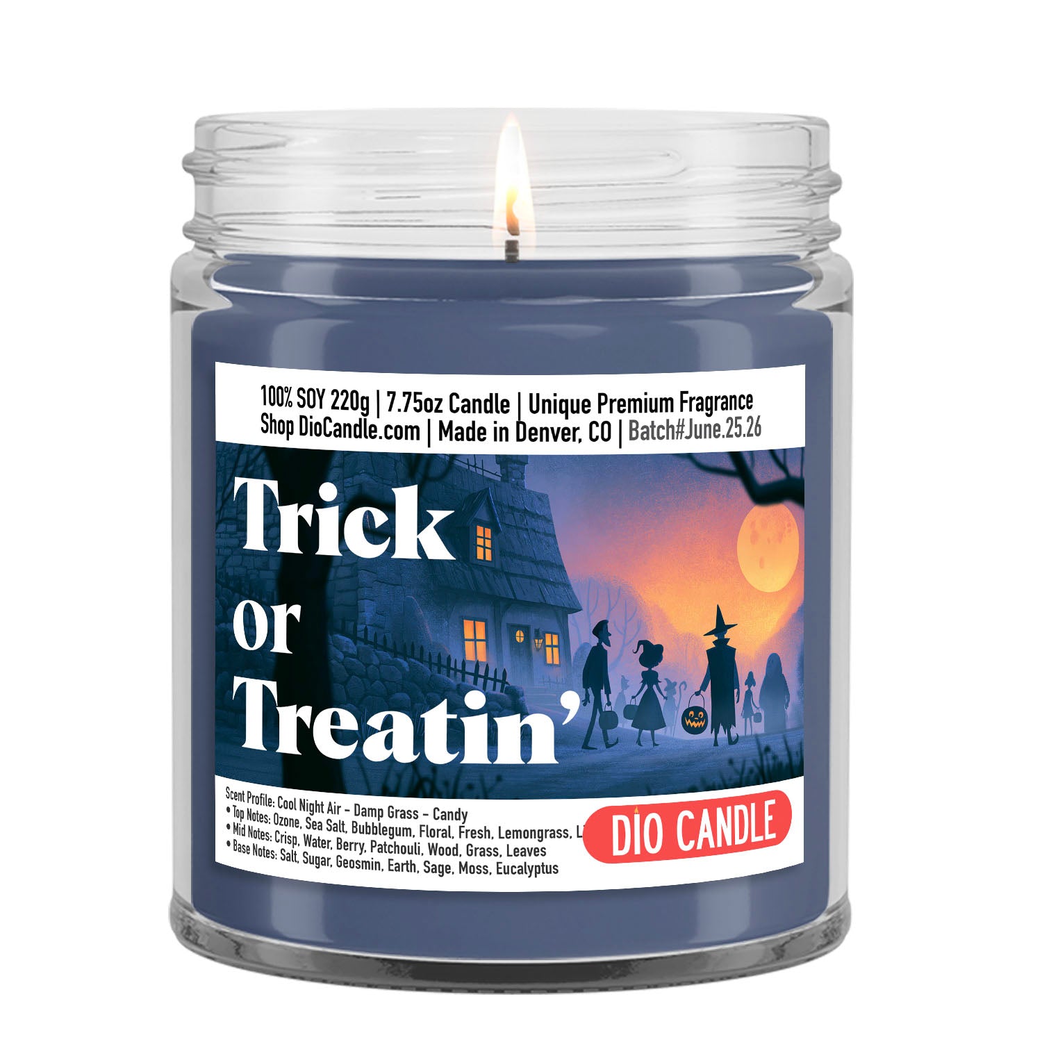 Trick or Treatin' Candle