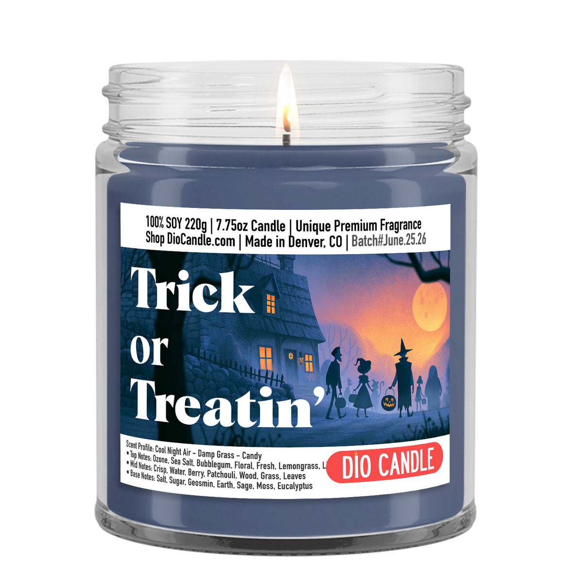 Trick or Treatin' Candle