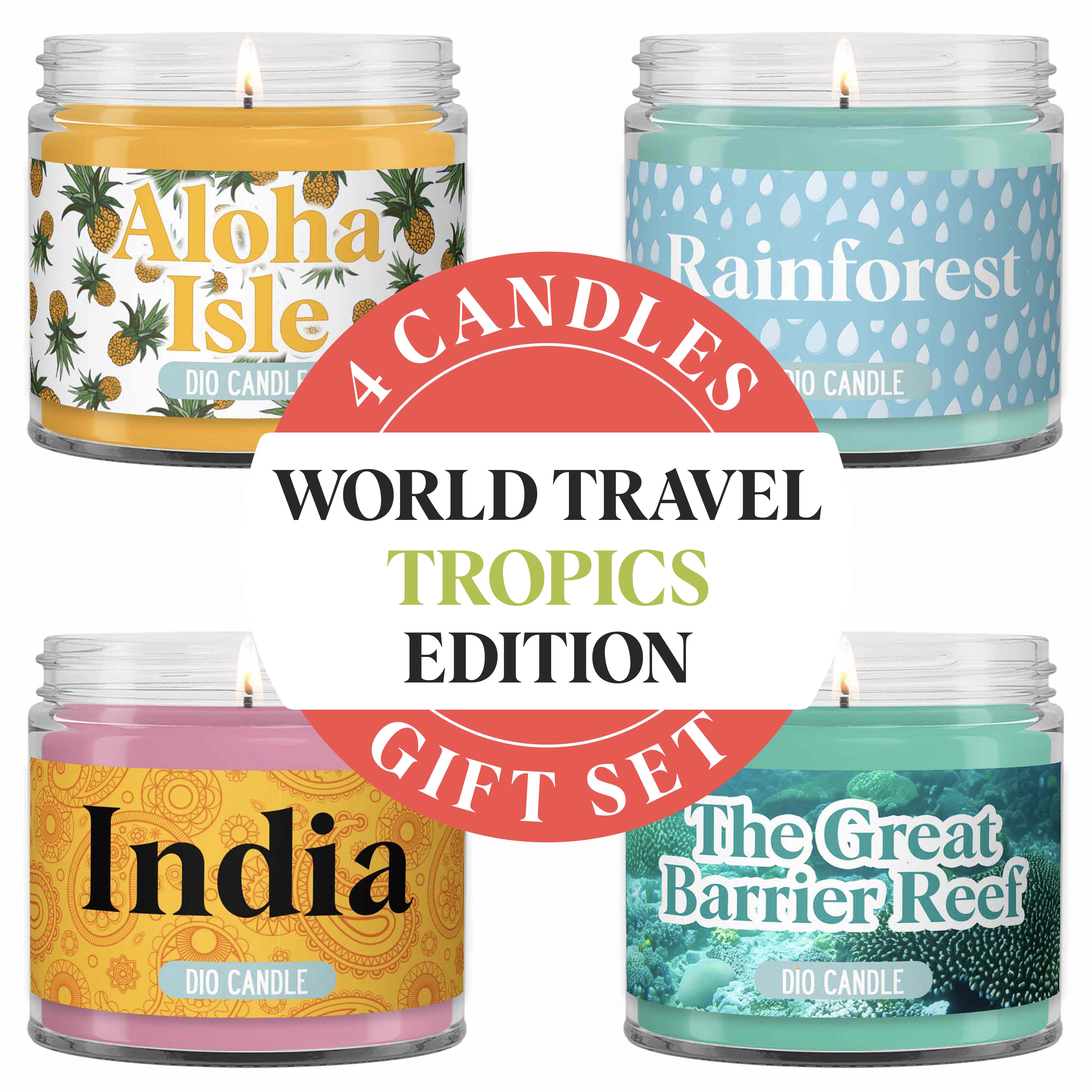 Build Your Own World Travel Candle Gift Set