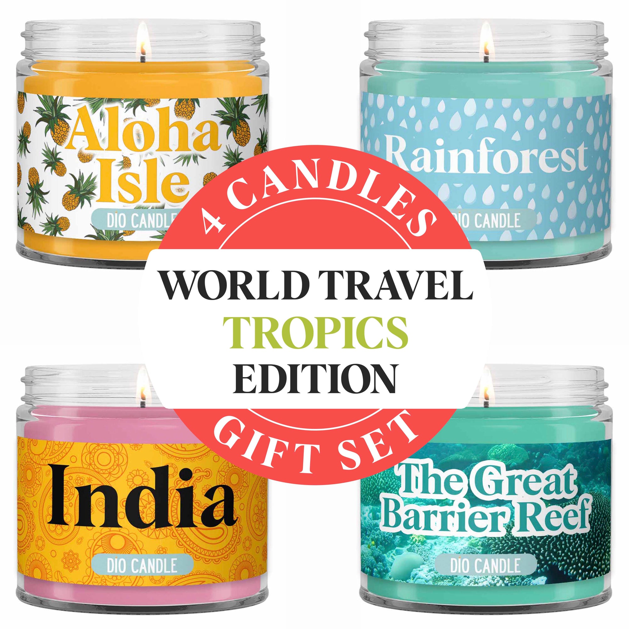 Build Your Own World Travel Candle Gift Set