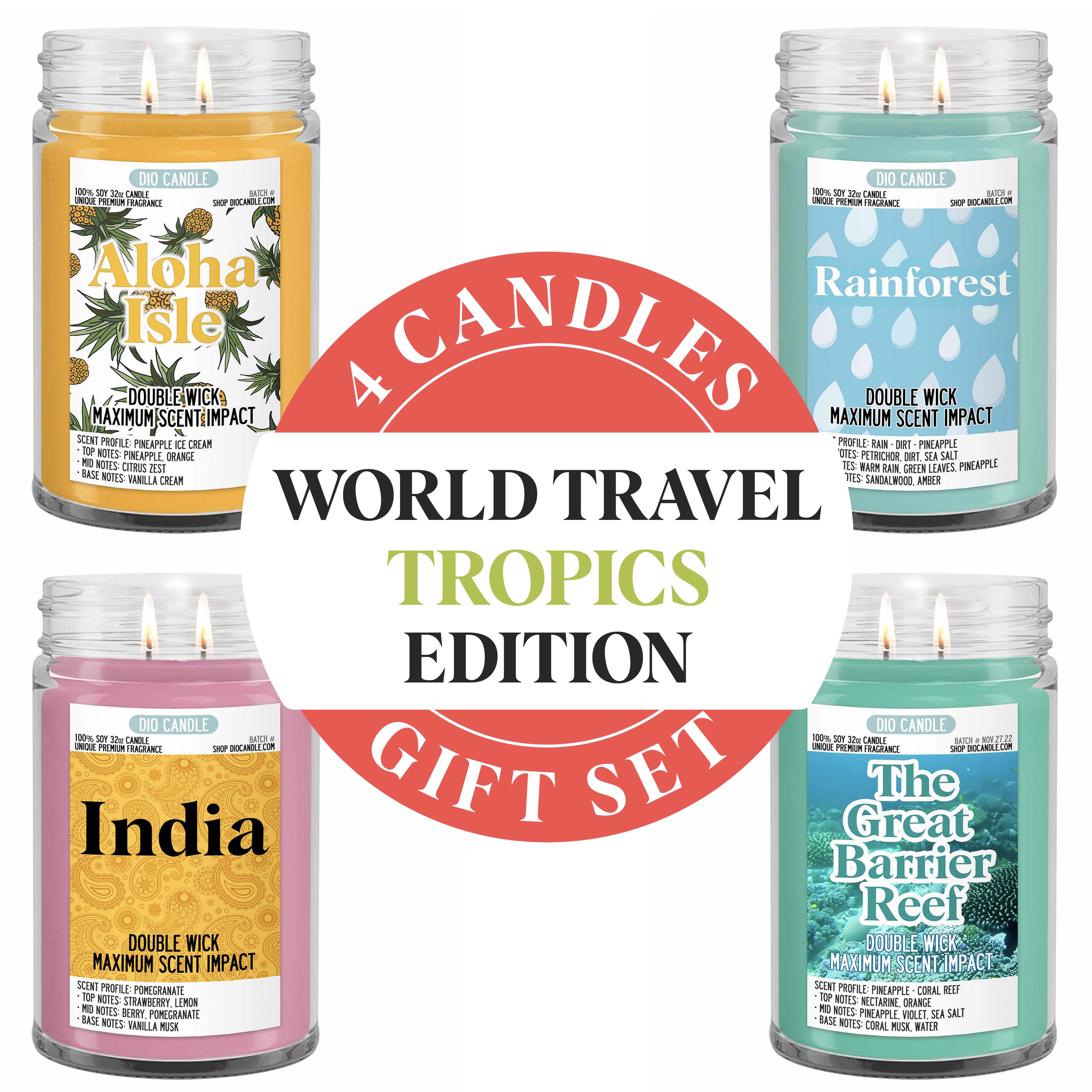 Tropics Locale Candle Gift Set