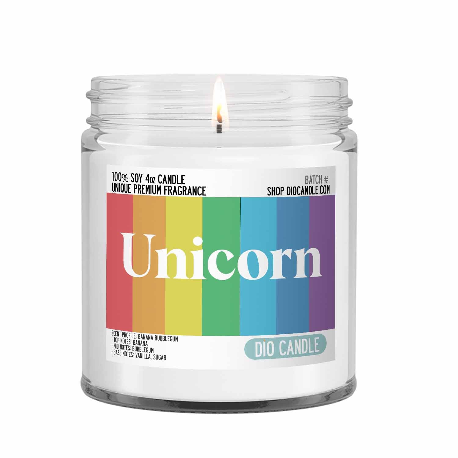 Unicorn Candle