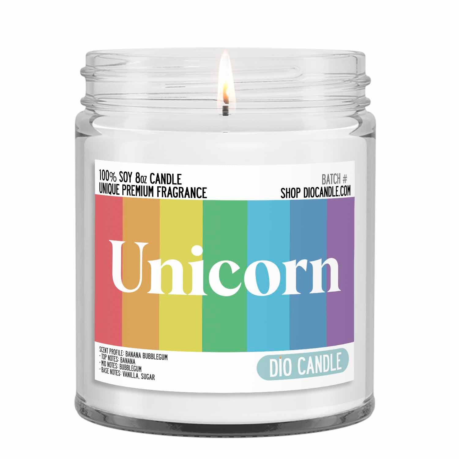 Unicorn Candle