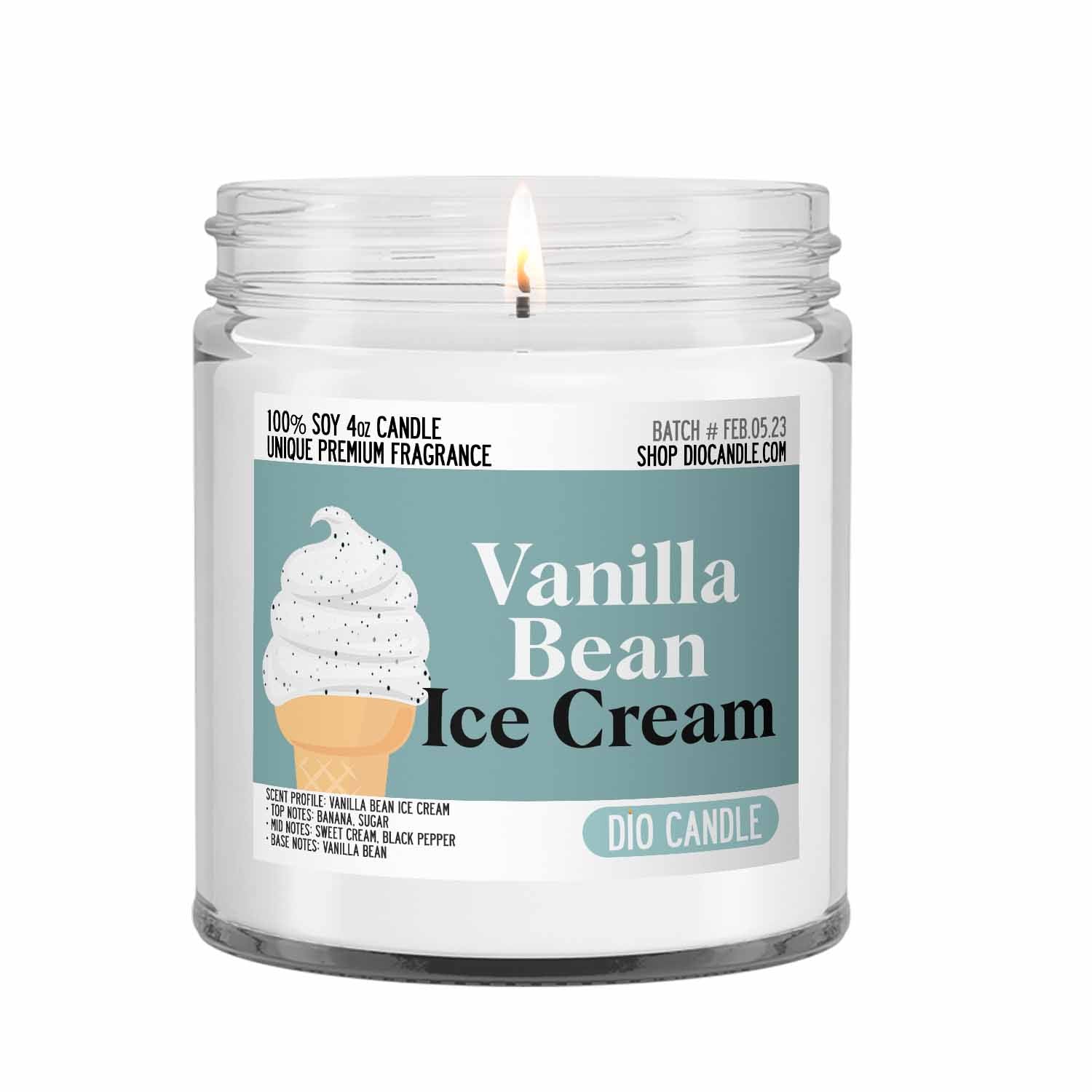 Vanilla Bean Ice Cream Candle