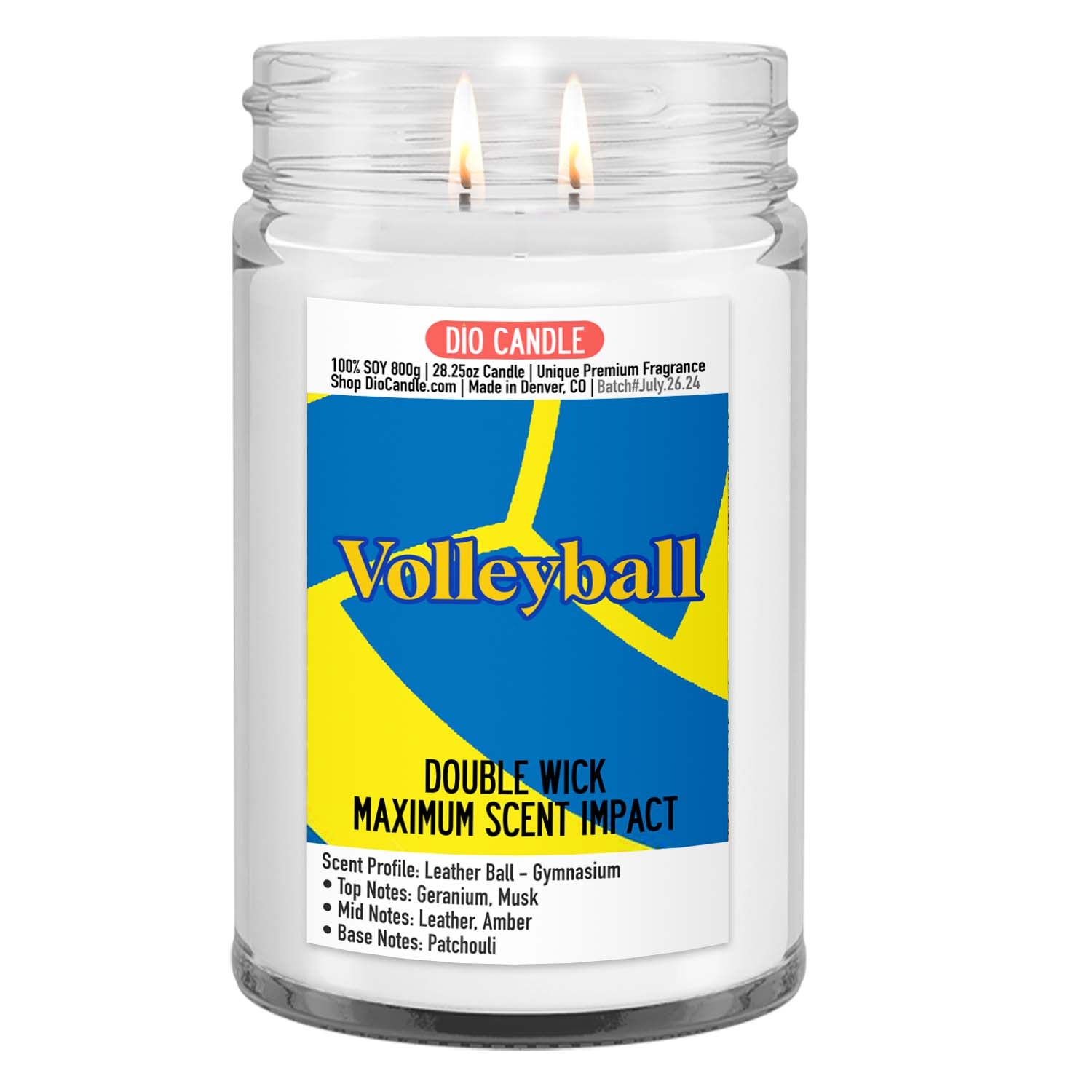 Volleyball Candle