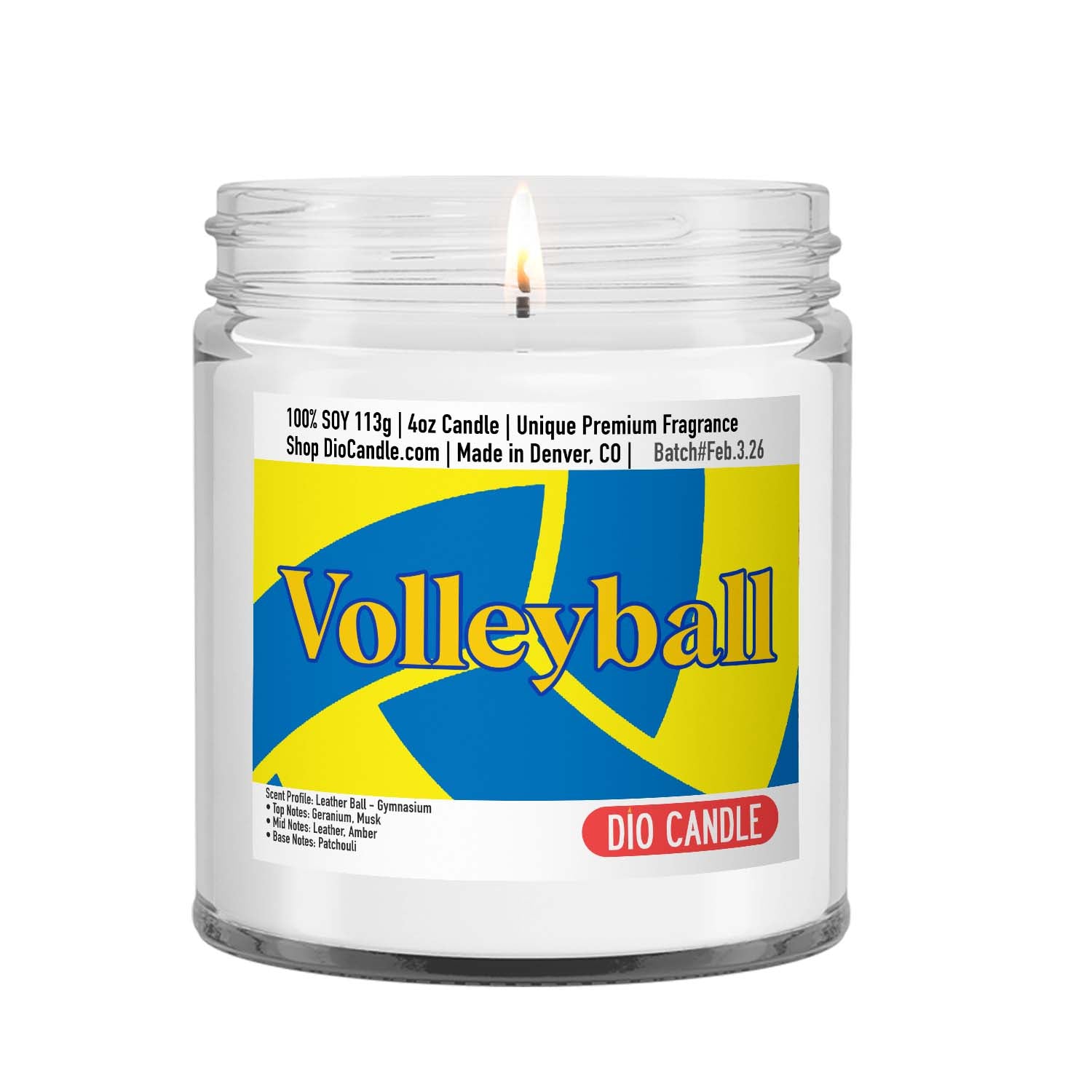 Volleyball Candle