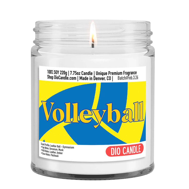 Volleyball Candle
