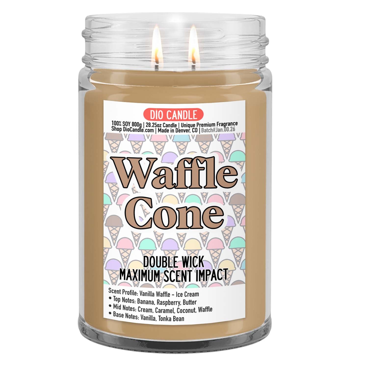 Waffle Cone Candle