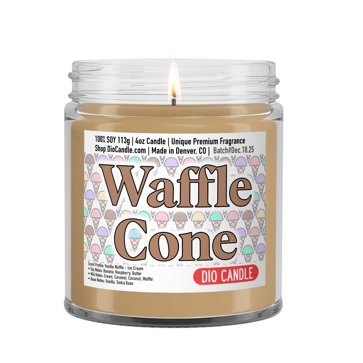 Waffle Cone Candle