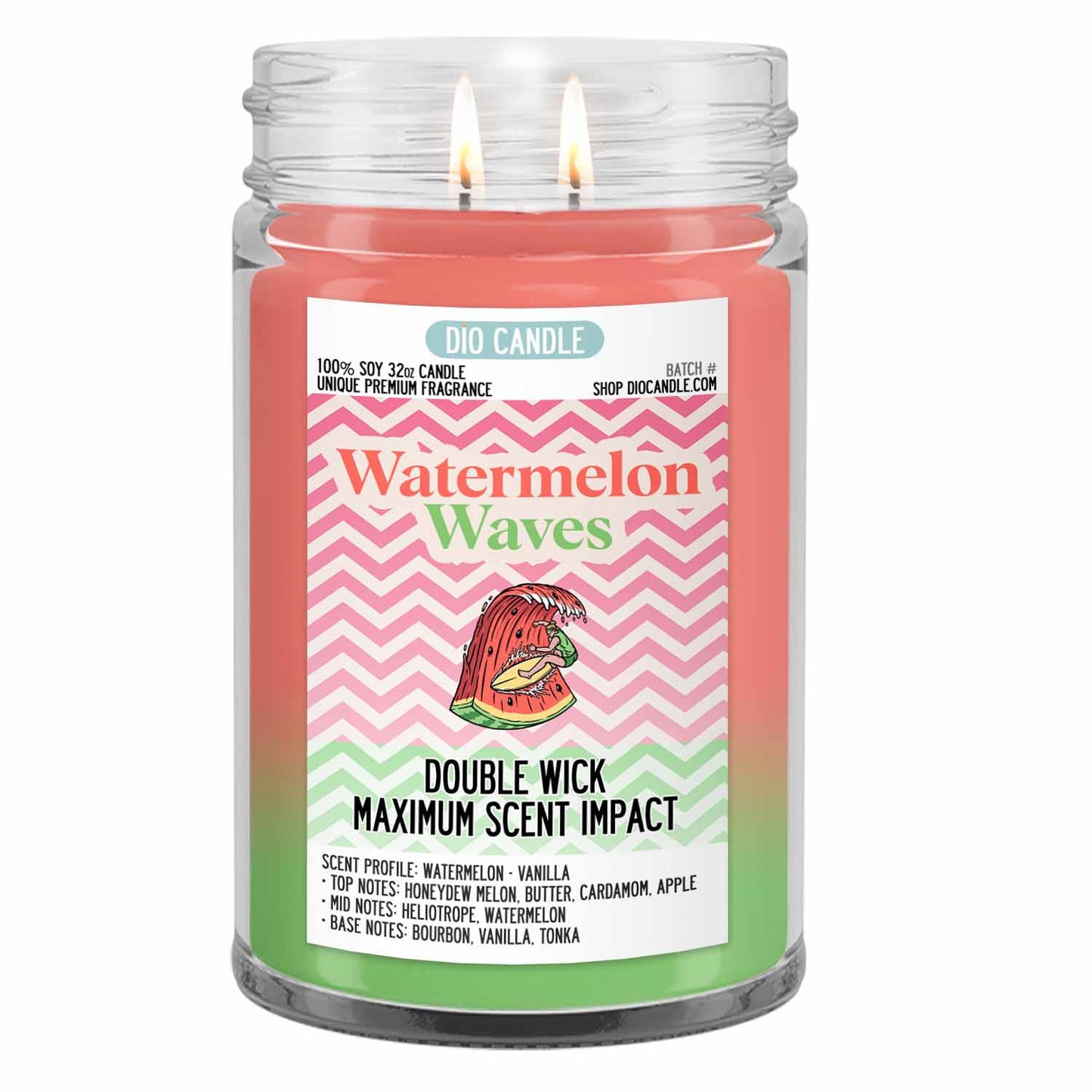 Watermelon Waves Candle