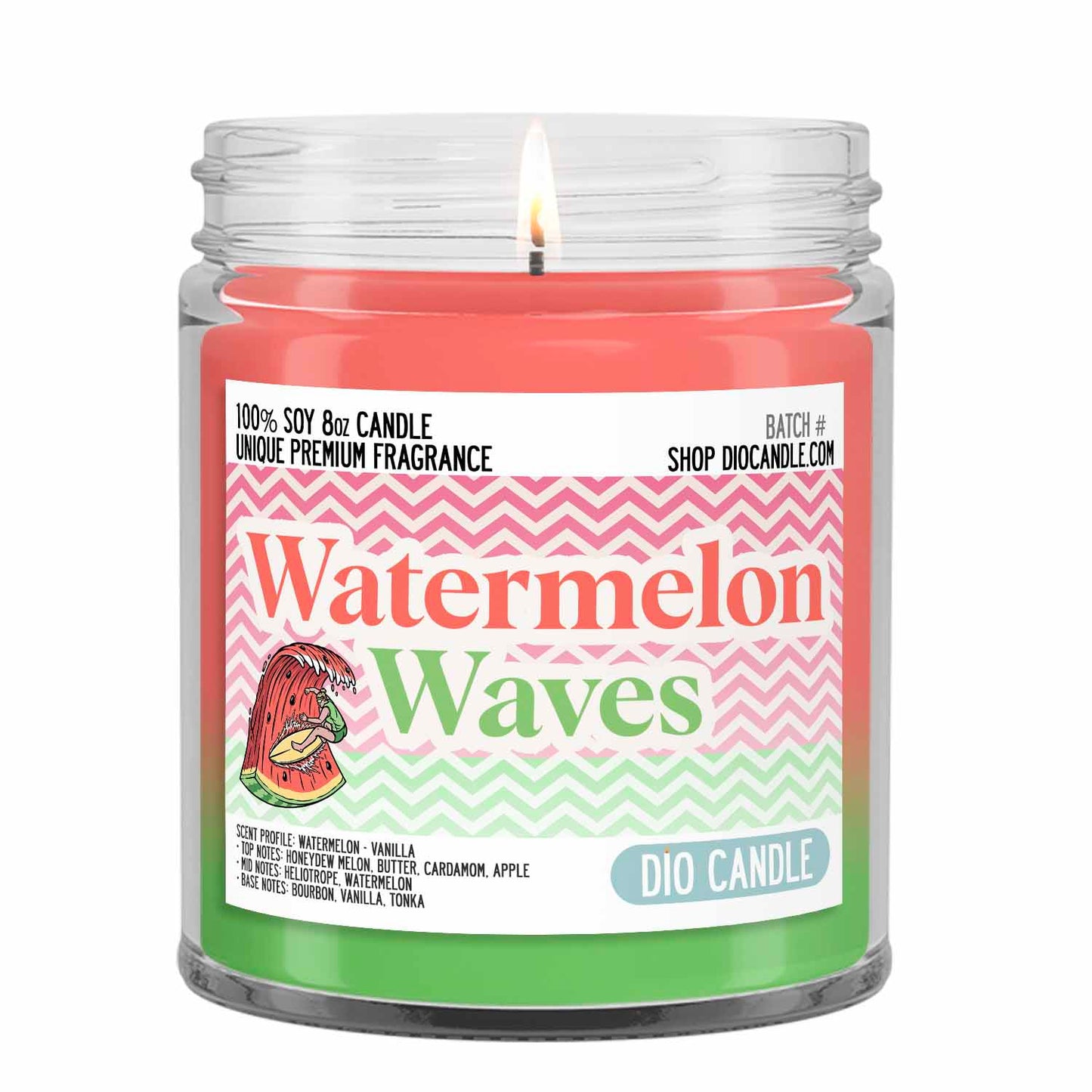 Watermelon Waves Candle