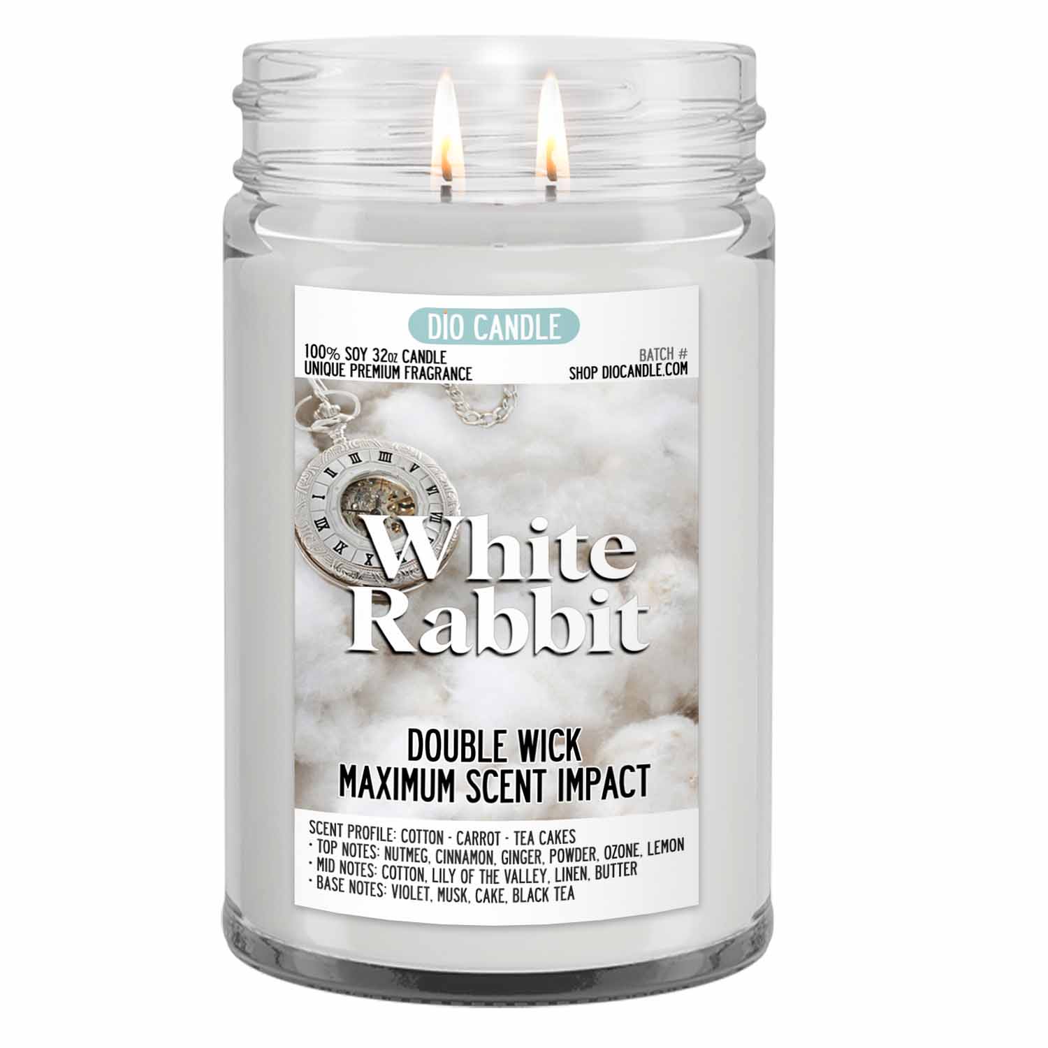White Rabbit Candle