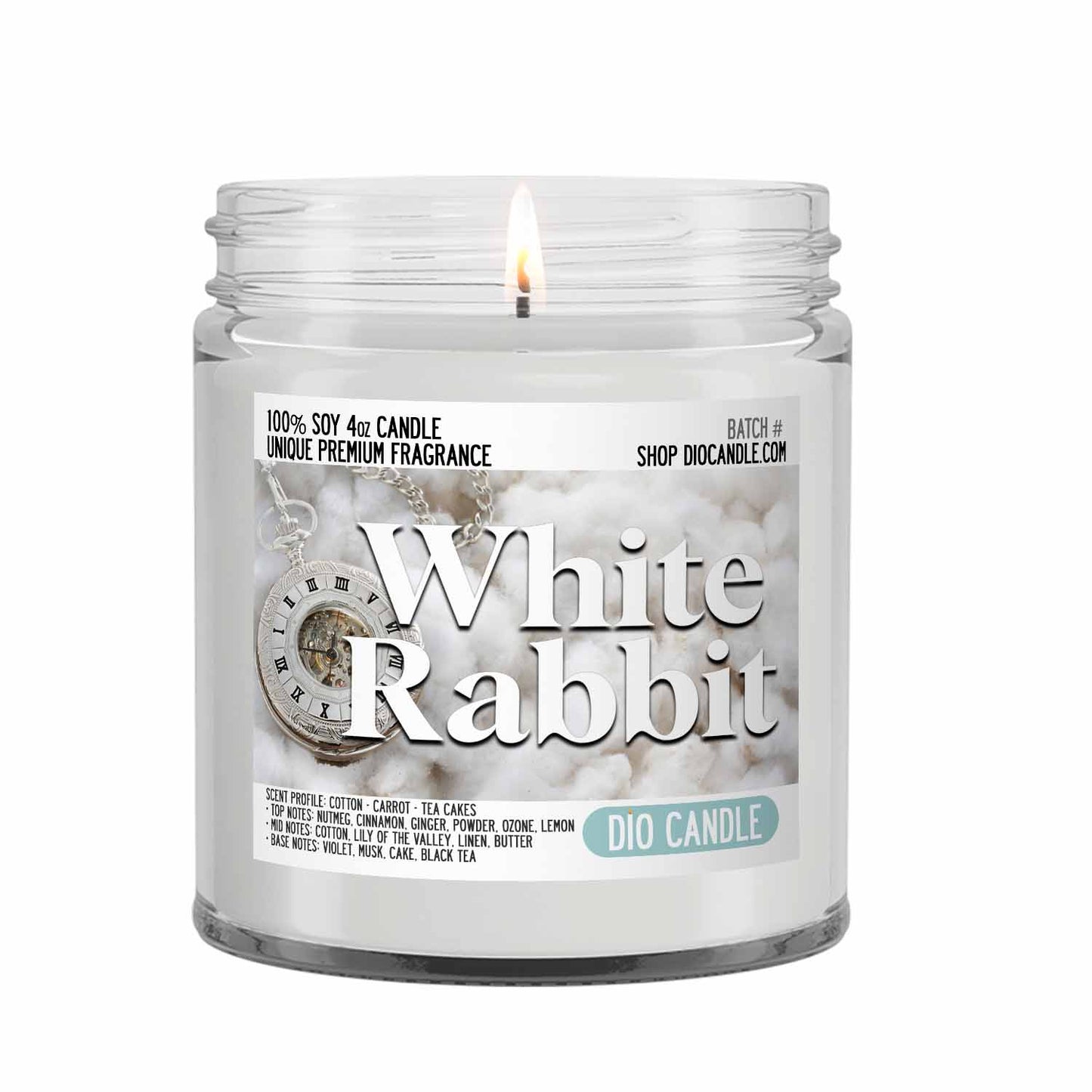 White Rabbit Candle