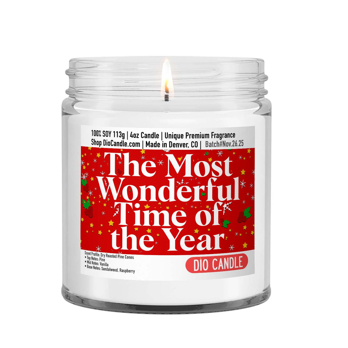 Wonderful Time of The Year Candle