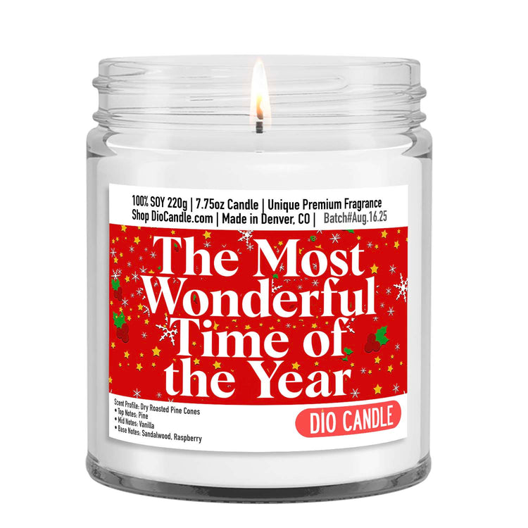 Wonderful Time of The Year Candle