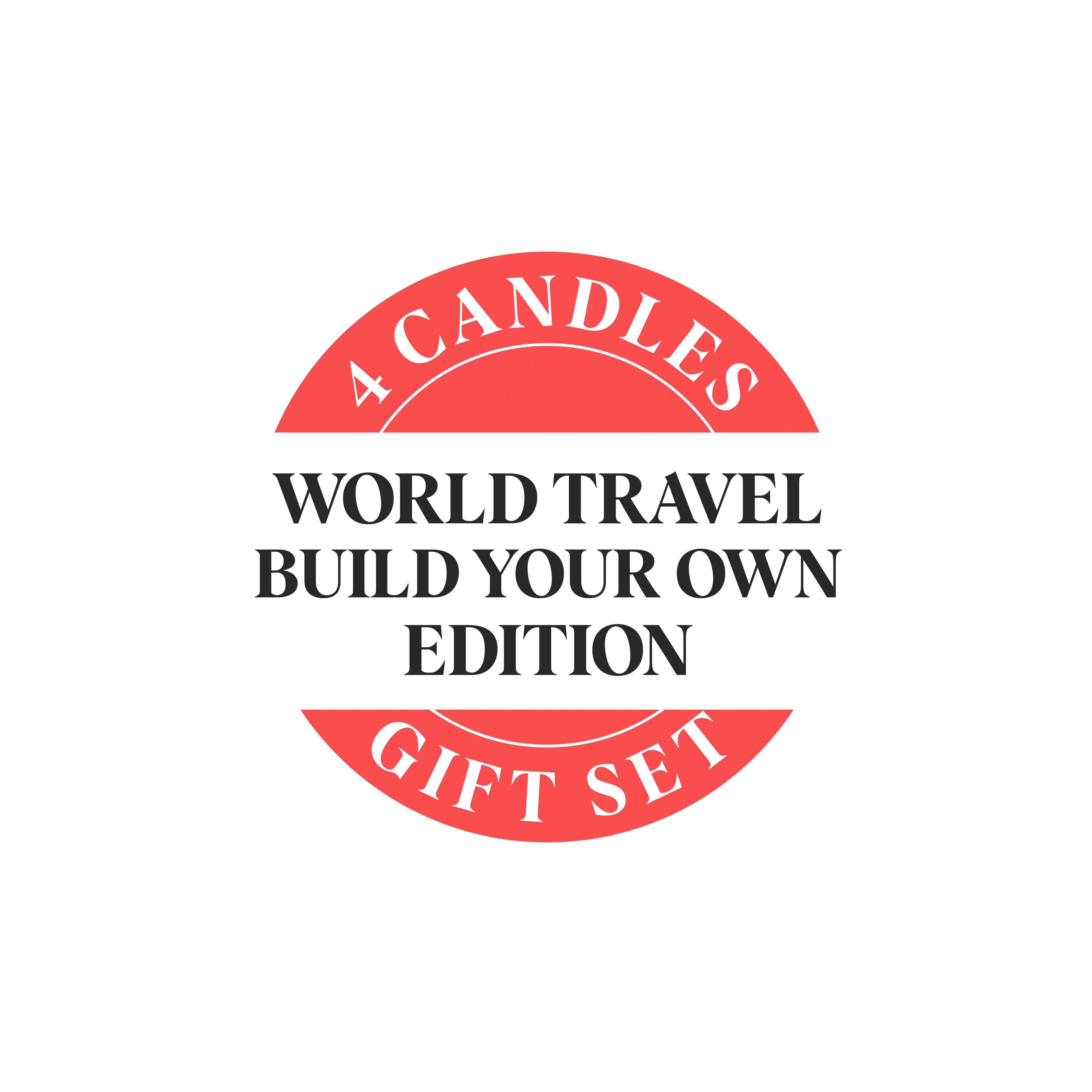 Build Your Own World Travel Candle Gift Set