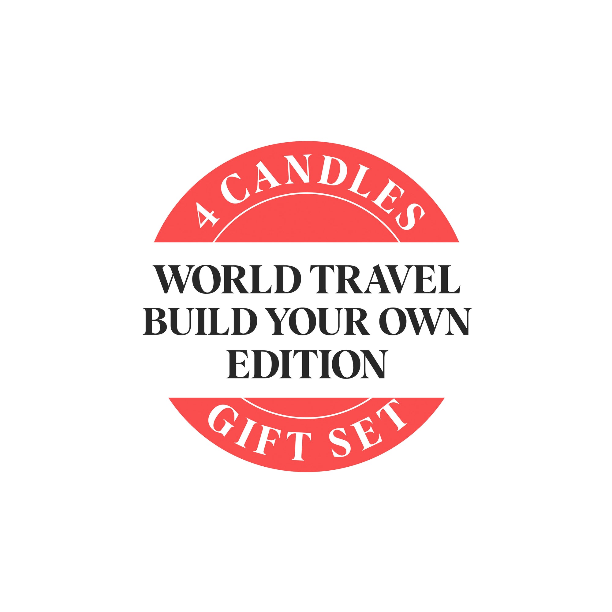 Build Your Own World Travel Candle Gift Set