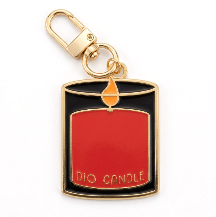Dio Candle Enamel Keychain
