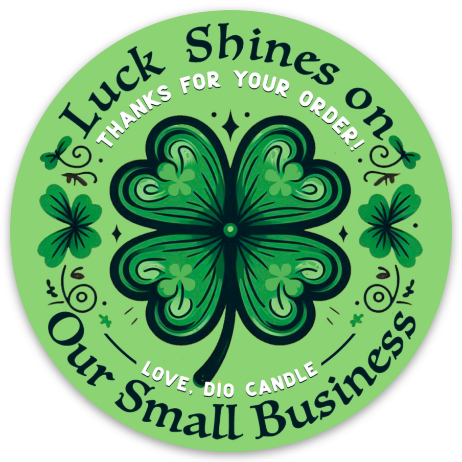 Luck Shines On Sticker