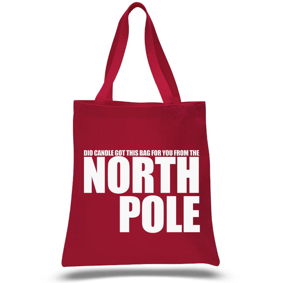 North Pole Holiday Tote Bag