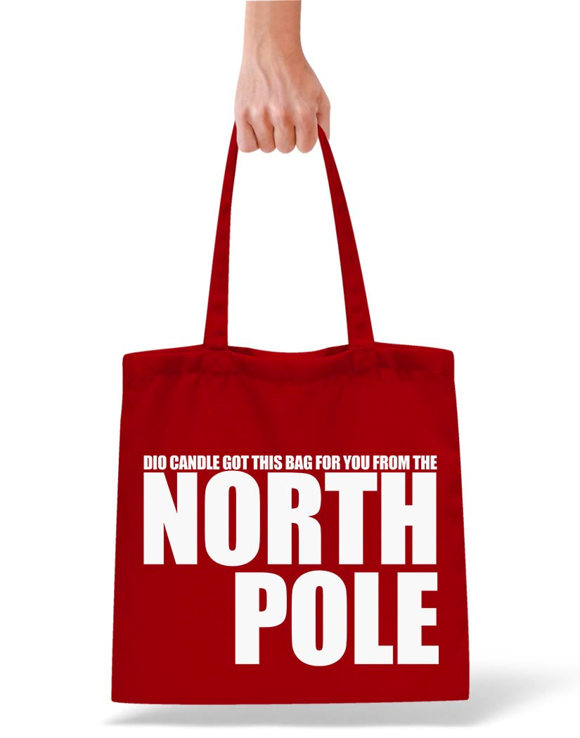 North Pole Holiday Tote Bag