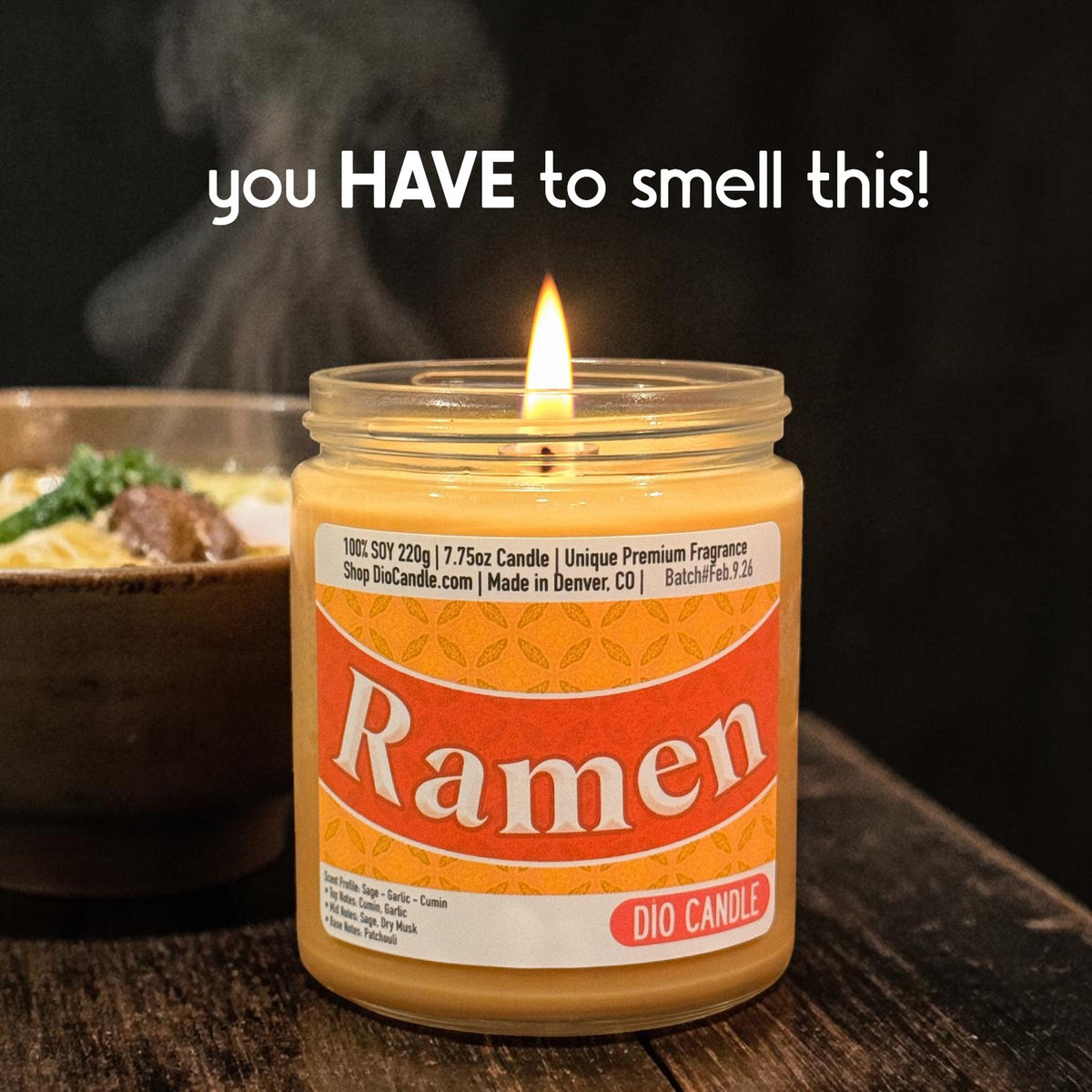 Ramen Candle