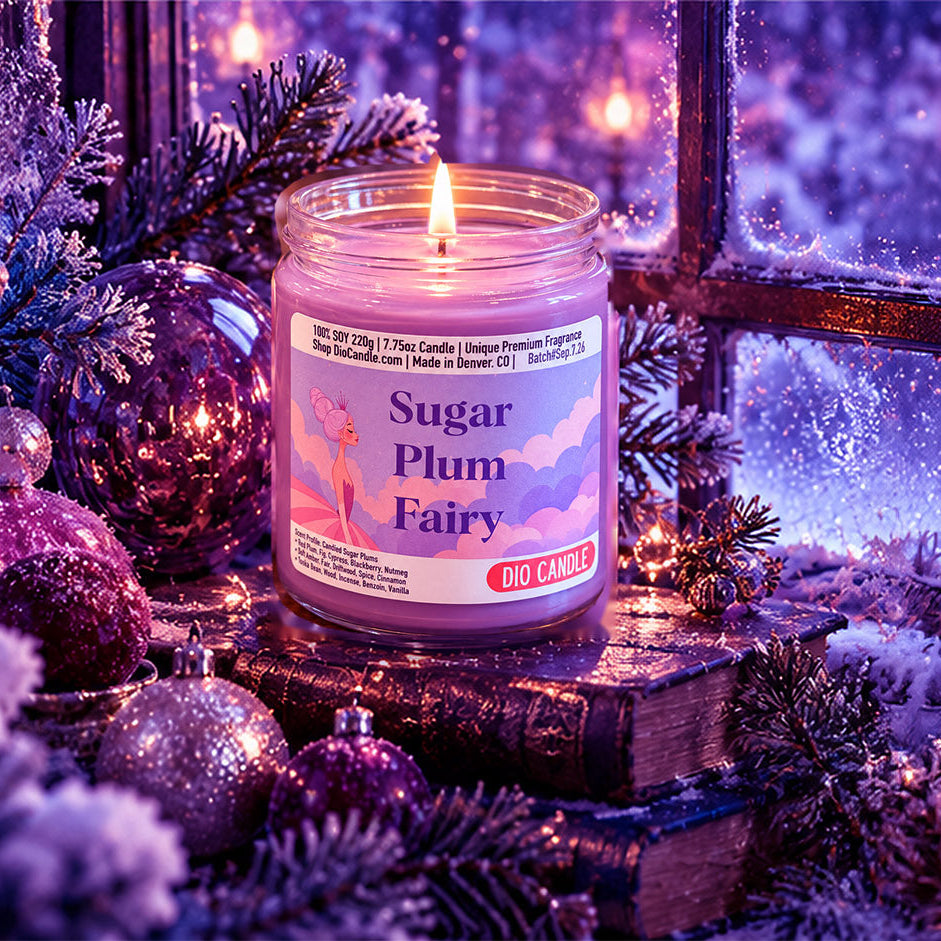 Sugar Plum Fairy Candle