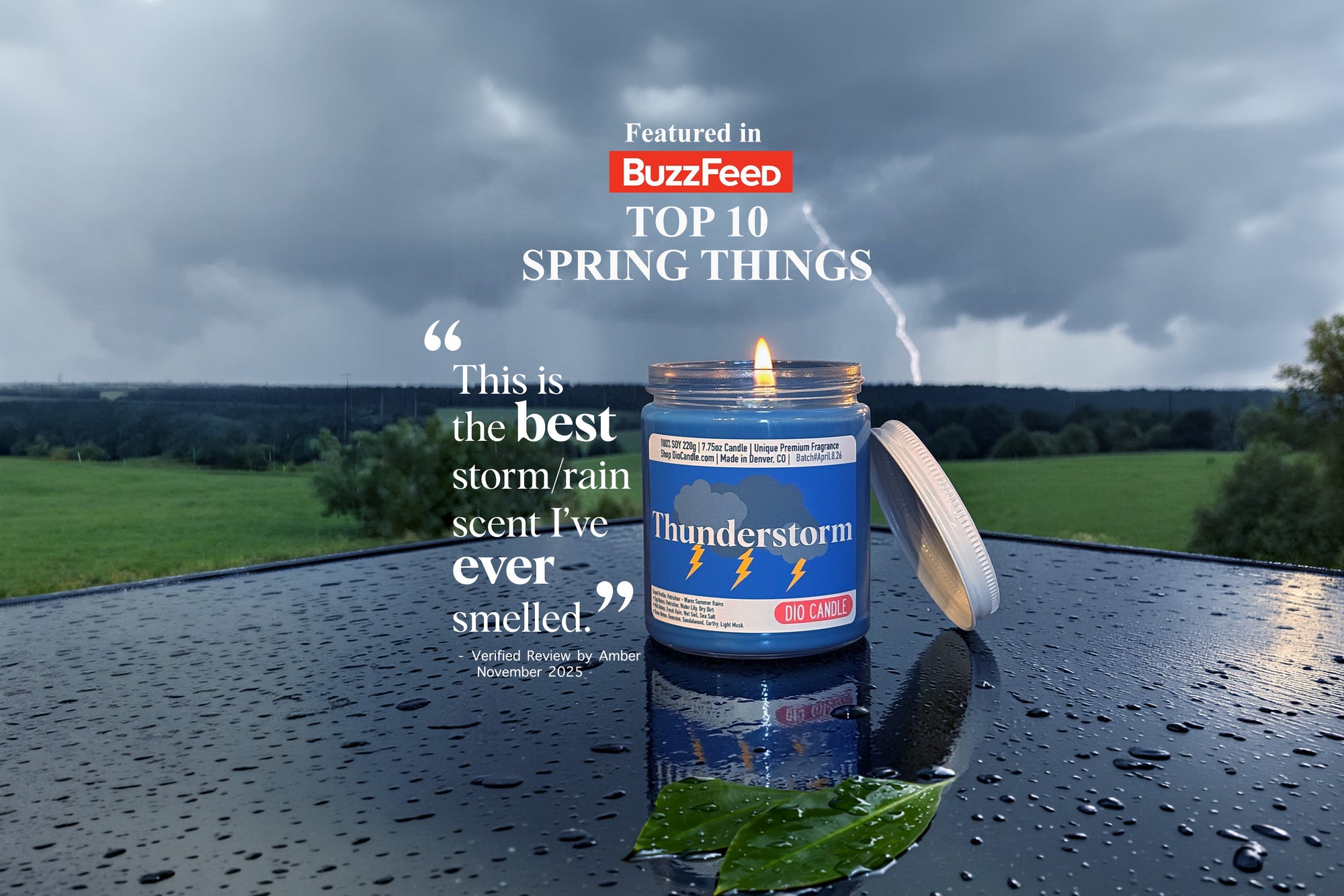 Thunderstorm Candle