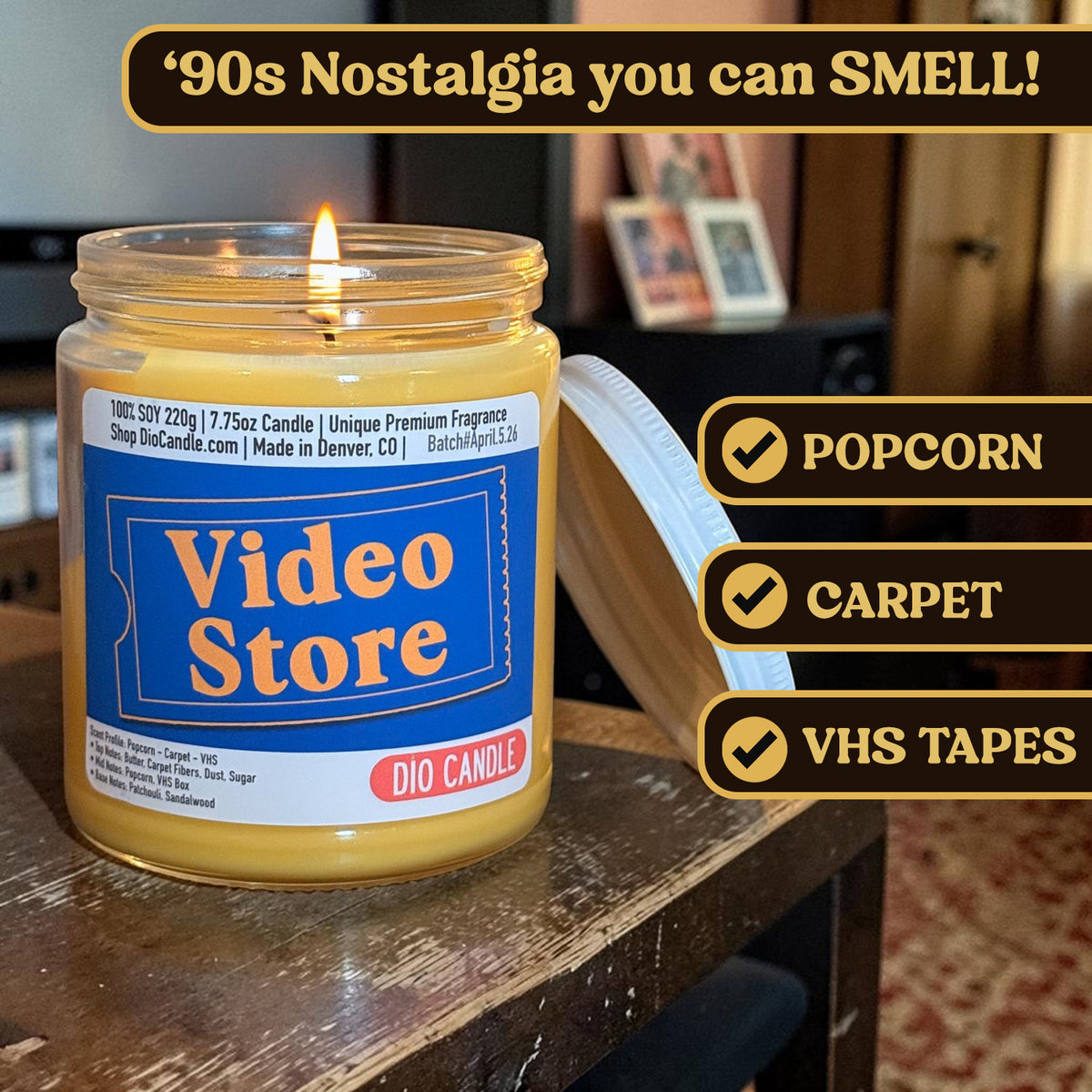 Video Store Candle