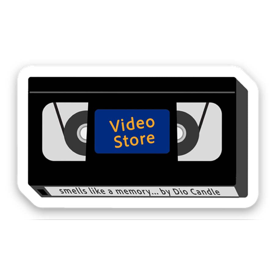 Retro VHS Fabric Sticker