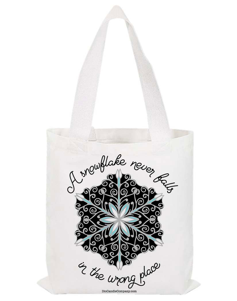 Snowflake Tote Bag