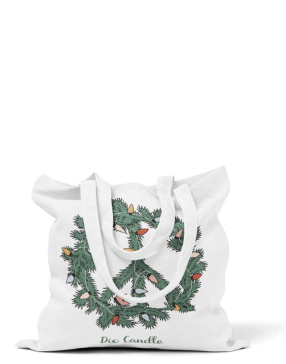 Peace Wreath Tote Bag