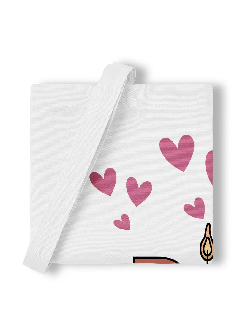 Dio Logo Valentine's Day Tote Bag