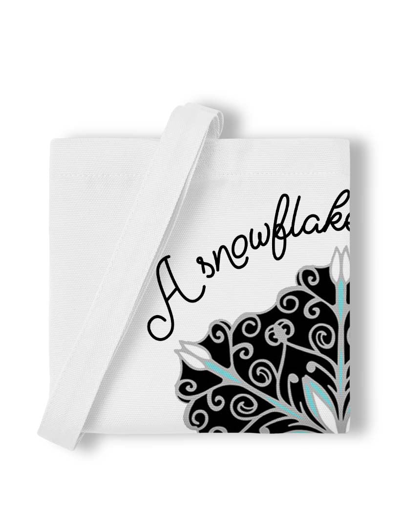 Snowflake Tote Bag